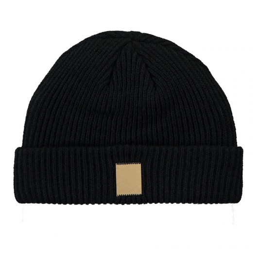 Custom Fisherman Beanie - Black